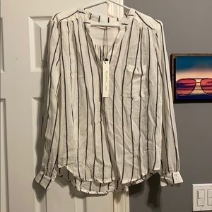 Mustard Seed White and Black Tunic